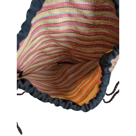 Dakine Drawstring Backpack Multicolor Dakine Cotton Boho Drawstring Bag - Picture 3 of 4